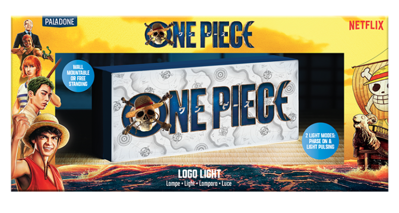 Lampada logo One Piece accesa